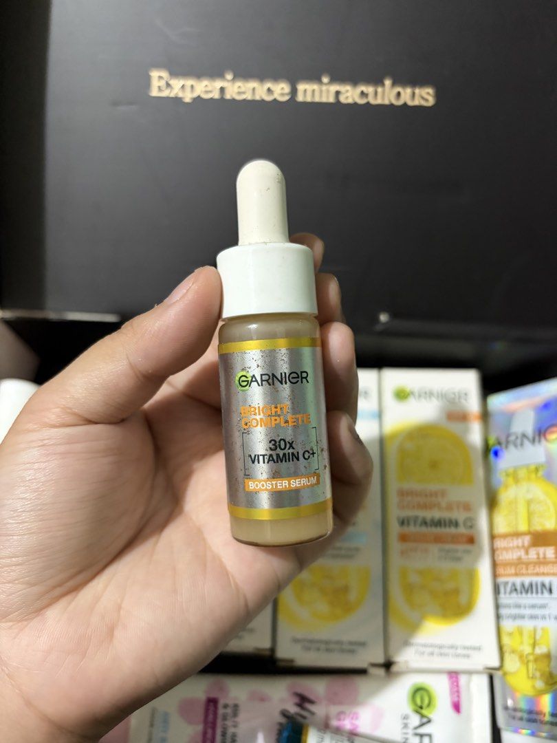 Garnier Vitamin C Serum - 15ml (Category: Face Care) located in Quezon City. Submitted by berrystrawng (Listing ID 1462047597, Image 2). Description: used once only rfs: affiliate.