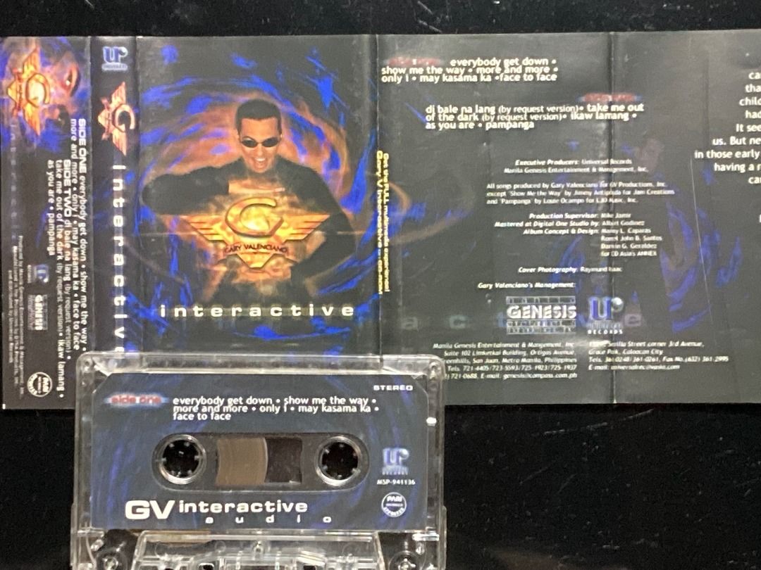 GARY VALENCIANO Interactive OPM Philippines Cassette Tape (Category: CDs & DVDs) located in Manila. Submitted by musika_pilipinas (Listing ID 1462097772, Image 3). Description: .