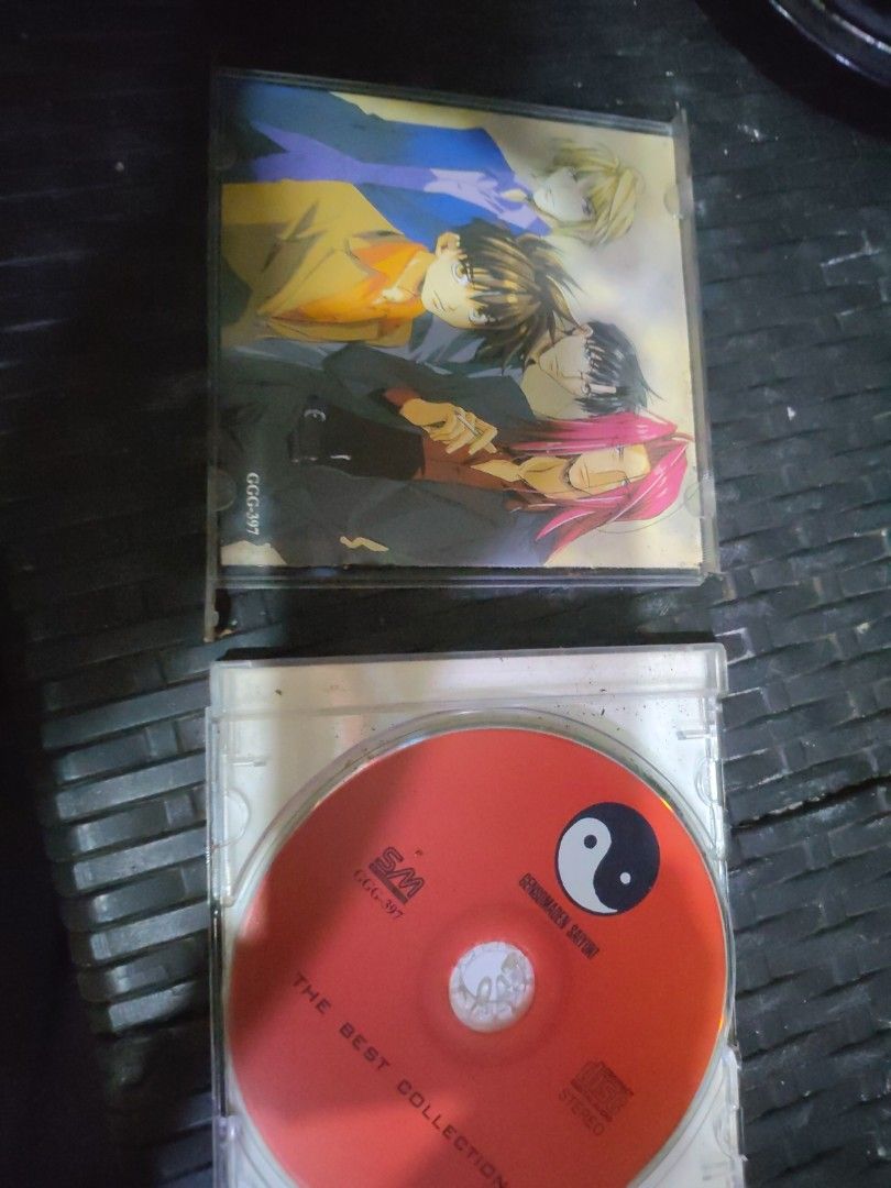 Gensomaden Saiyuki Best Collection CD (Category: CDs & DVDs) located in Quezon City. Submitted by elmerbayaban304 (Listing ID 1462240052, Image 1). Description: - Gensomaden Saiyuki Best Collection CD - Features main characters on the cover art - Disc includes yin yang symbol and 'The Best Collection' text - Perfect for fans of the Gensomaden Saiyuki series.