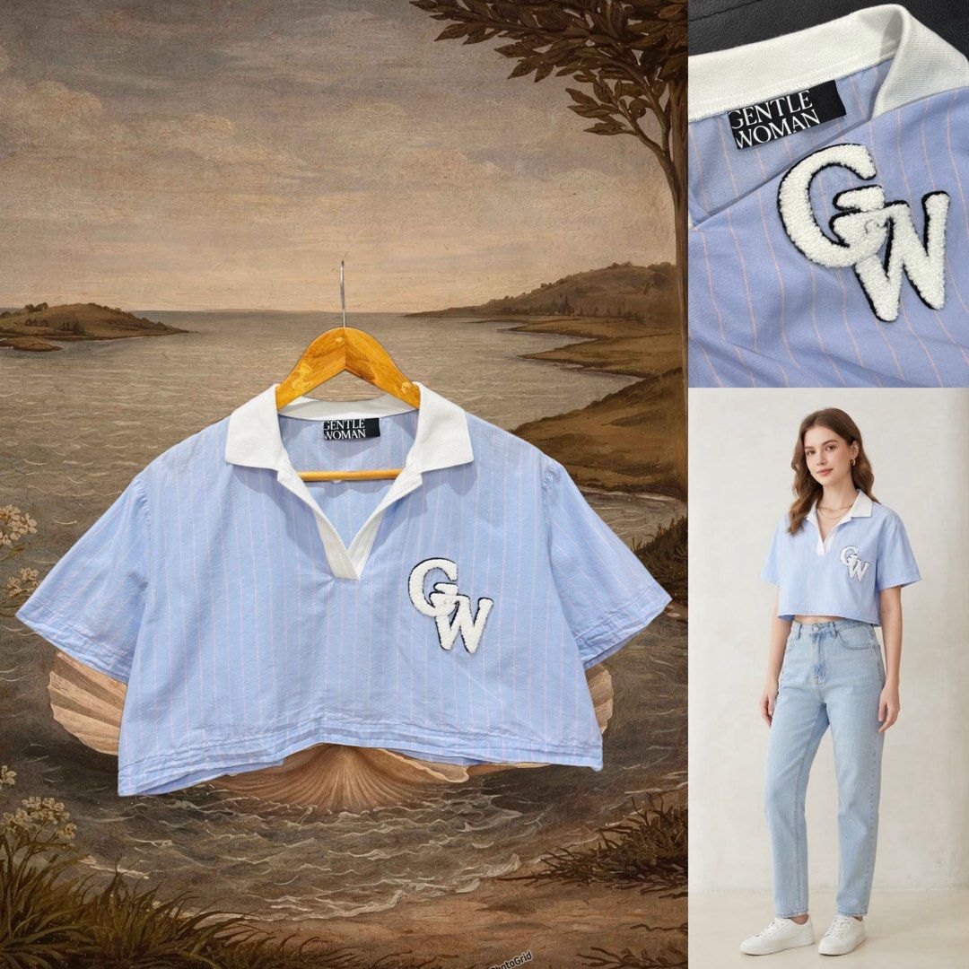 Gentle woman pinstriped crop polo (Category: Activewear) located in Dasmarinas. Submitted by Ukaybes (Listing ID 1462126607, Image 1). Description: Gentle woman pinstriped crop polo Size: L 21.5W 14.5L Excellent condition M/Mine: 550 DM: Name | Contact | Address & Brgy Please comment MINE only if you’re 100% sure and ready to pay. No return or exchange.