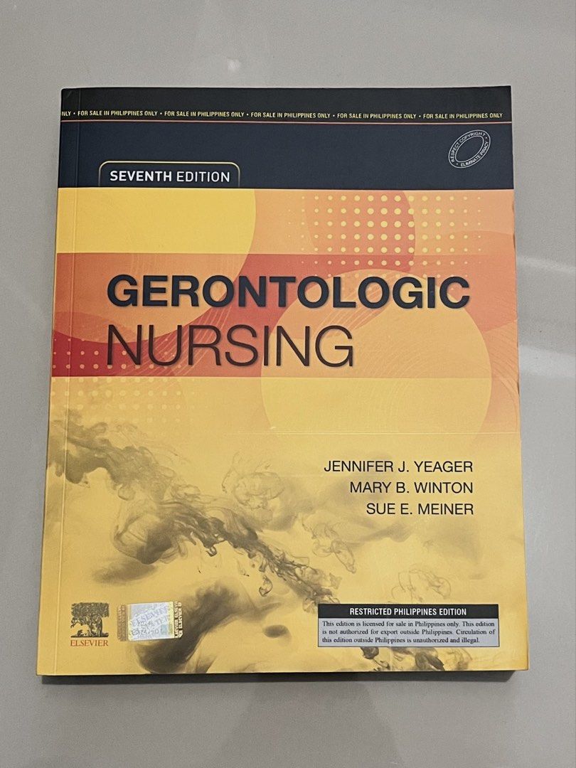 Gerontologic Nursing (Category: Textbooks) located in Dasmarinas. Submitted by dorimail (Listing ID 1462139533, Image 1). Description: .