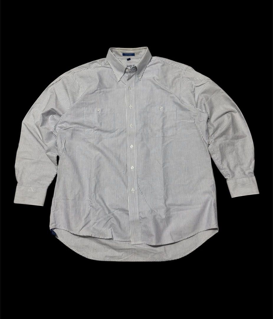 GH Bass Oxford Polo (Category: Tshirts & Polo Shirts ) located in Las Pinas. Submitted by thrftmnl. (Listing ID 1462207378, Image 1). Description: G.H Bass Oxford Size: XL-XXL Dimes Width: 25.5 Length: 30 front / 32 back Issue/s: minimal yellowing on neck (washable).