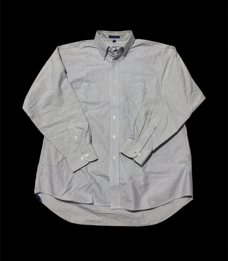 GH Bass Oxford Polo (Category: Tshirts & Polo Shirts ) located in Las Pinas. Submitted by thrftmnl. (Listing ID 1462207378, Image 3). Description: G.H Bass Oxford Size: XL-XXL Dimes Width: 25.5 Length: 30 front / 32 back Issue/s: minimal yellowing on neck (washable).