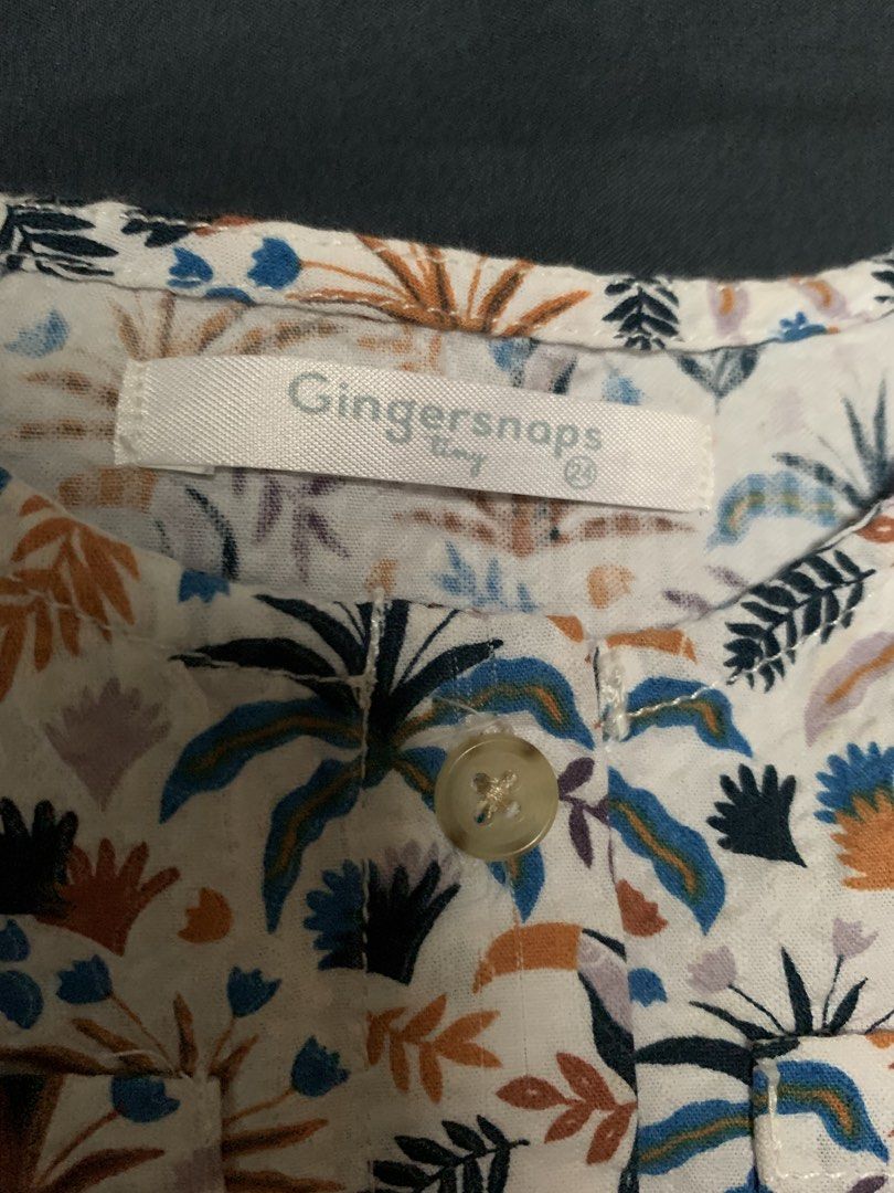 Gingersnaps Tiny Tropical Print Romper (Category: Babies & Kids Fashion) located in Malabon City. Submitted by vewonica (Listing ID 1462192423, Image 2). Description: set of 2 sizes 18and 24 months - Adorable tropical print romper featuring toucans and palm leaves. - Comfortable elasticated waist for a perfect fit. - Short sleeves with stylish button details at the shoulder. - Ideal for warm weather and easy to wear. - A must-have for your summer
