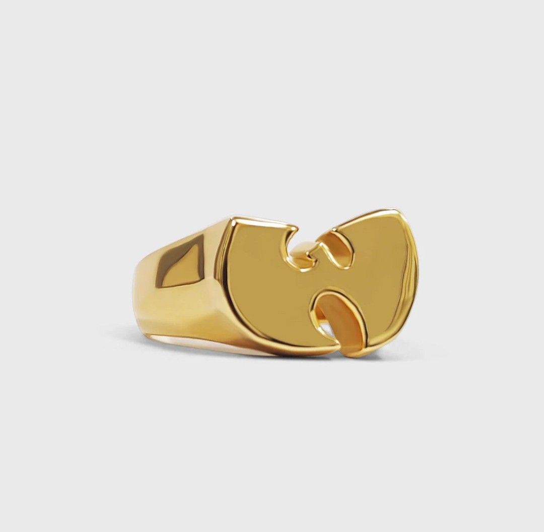 Gold Wu-Tang Clan Logo Ring (Category: Jewelry) located in Manila. Submitted by westcity.mnl (Listing ID 1462038103, Image 2). Description: - Iconic Wu-Tang Clan logo gold ring - Classic signet style - Shiny, statement piece finish - Ideal for Wu-Tang Clan fans - Stainless -Size 8 -Price 1500+sf -Sampaloc Manila.
