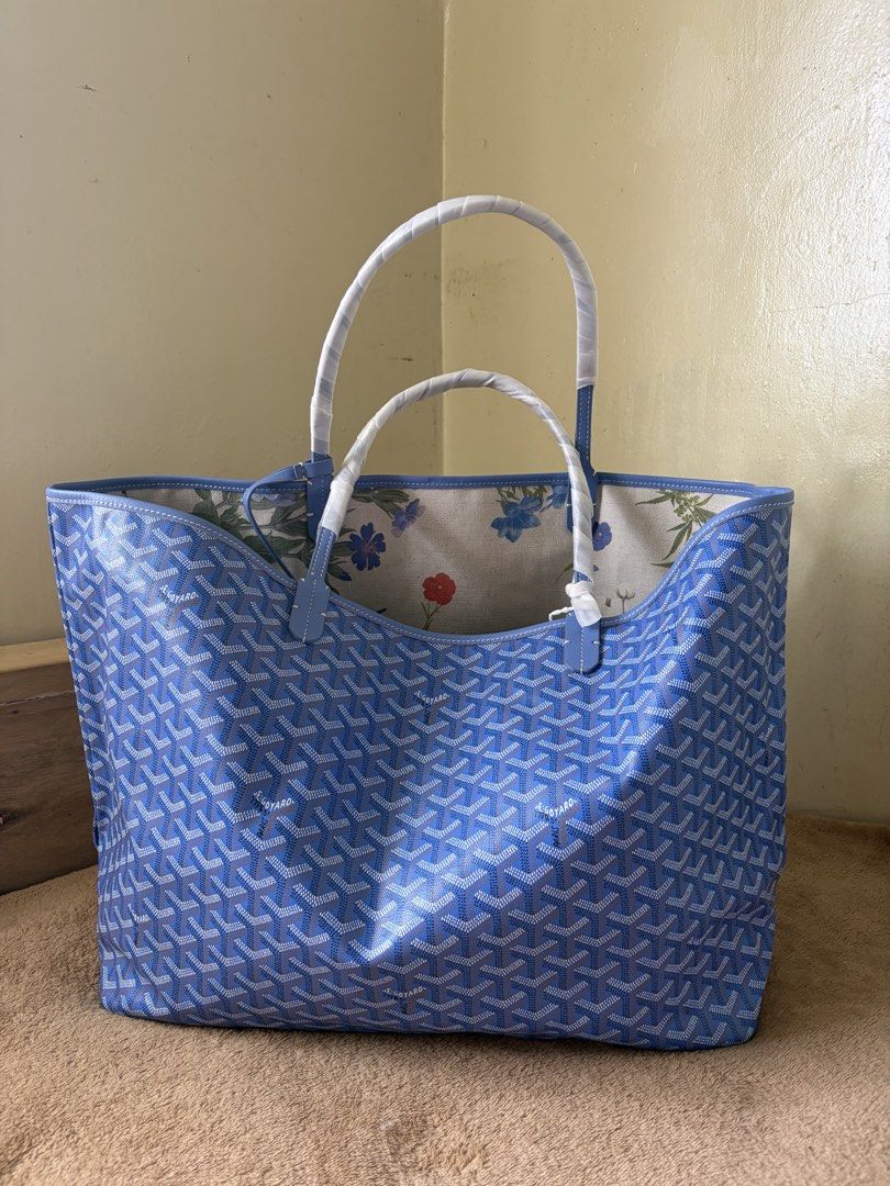 Goyard St Louis (Category: Beach Bags) located in Cavite. Submitted by japan_vintage_bags (Listing ID 1462070545, Image 3). Description: Brandnew Goyard St Louis Limited Edition in GM size Genuine leather trim and handles Reversible floral design interior Comes with detachable pouch, magnetic clip and dust bag ***Alternative bag if you don’t want to break your bank.