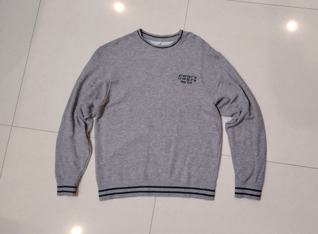 GU French Terry Sweatshirt Logo (Category: Tshirts & Polo Shirts ) located in Bacolor. Submitted by thriftyperminute (Listing ID 1462204586, Image 2). Description: -This is a pre-loved or thrifted item so please manage your expectations. -Color may slightly differ due to lighting or with the settings of the device used to view the photos -"Mine" now, pay now policy -Payment through gcash -Sure buyers only, please -No cancellation of orders -No re