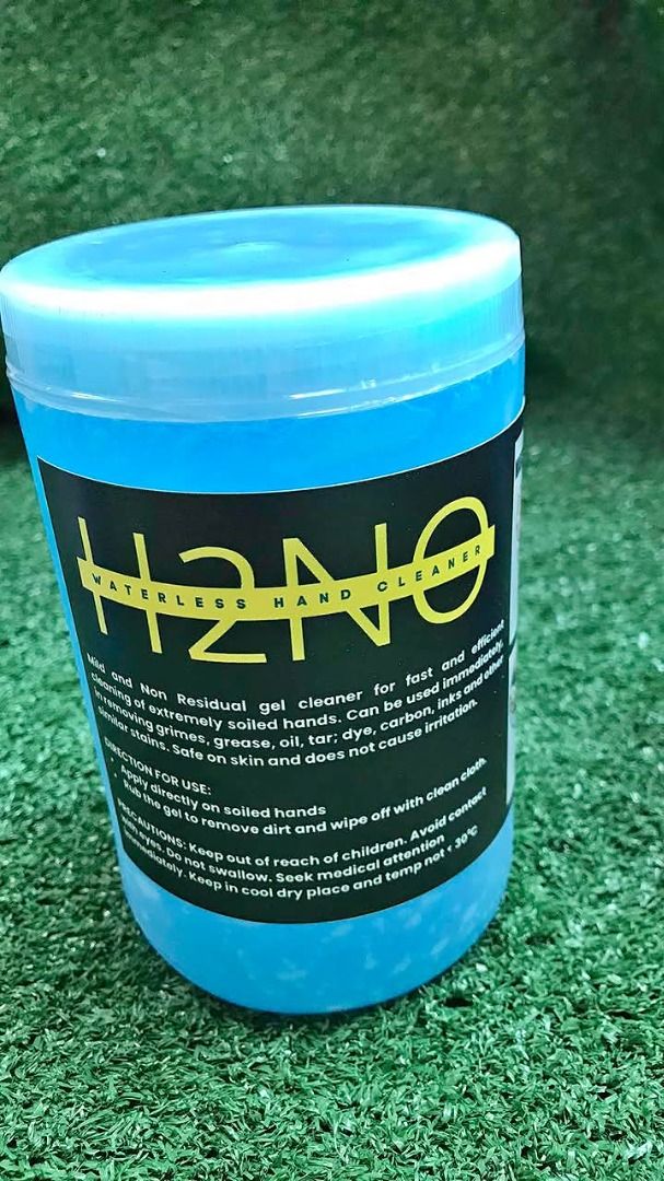 H2NO waterless Hand Cleaner (Category: Body Care) located in Quezon City. Submitted by fierceforest_1ab747 (Listing ID 1462174554, Image 1). Description: Used in Cleaning Soiled Hands from Grease Dirt Oils Grimes Without using Water Safe on Skin Gentle and with Fragrant Smell Available 1Kg Bottle PHP 509.