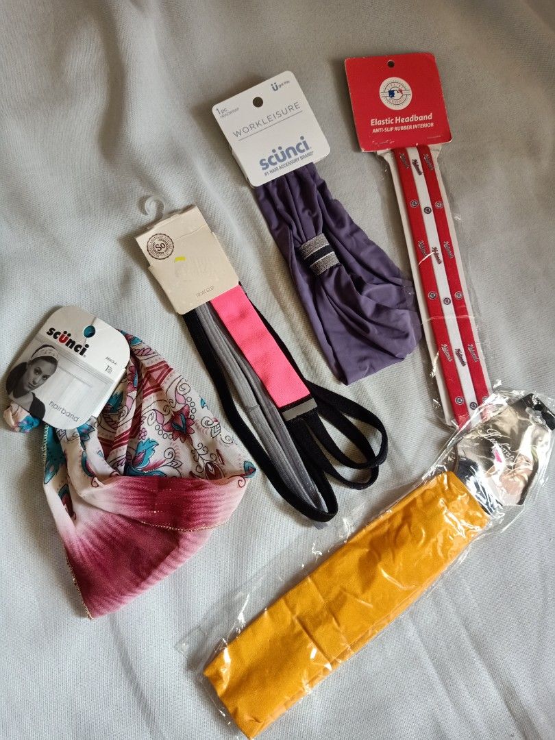 Hair Band Collection (Category: Hair) located in Iriga City. Submitted by reikakoleksyon (Listing ID 1462063124, Image 1). Description: ‼️TAKE ALL‼️ Rubberized Head Band Hair Bandana BRAND NEW 💯% Original Item Bought from US.