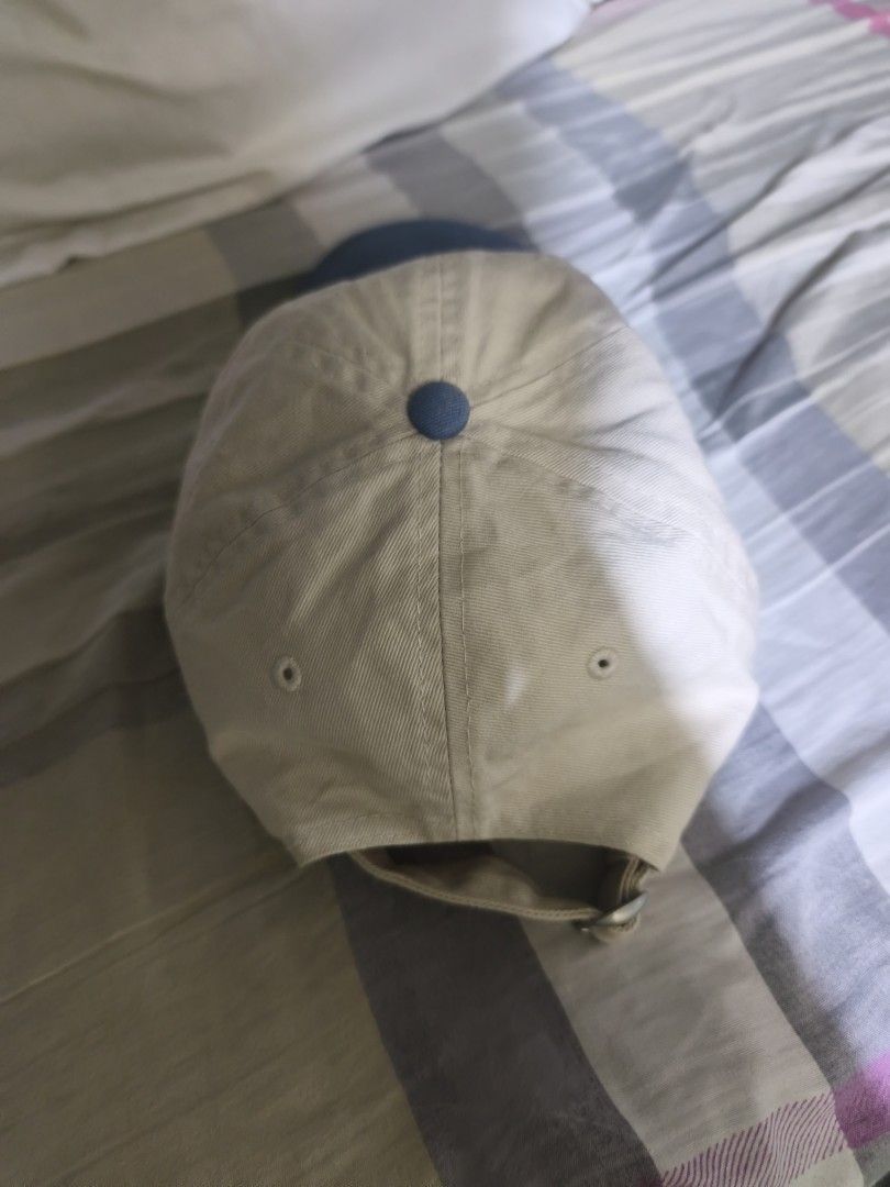 Hard Rock Cafe Las Vegas Cap (Category: Caps & Hats) located in Manila. Submitted by rms.thrift (Listing ID 1462170343, Image 2). Description: - Classic Hard Rock Cafe cap - Beige crown with navy blue brim - Embroidered logo on front - Adjustable strap for a good fit -Very good condition - No issue.