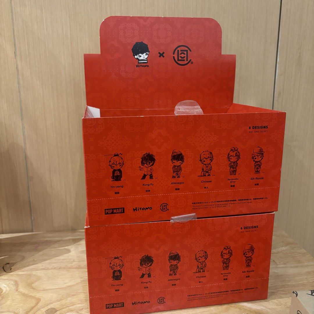 Hirono x CLOT Motherbox ONLY (Category: Designer & Blind Box Toys) located in Manila. Submitted by kfgin (Listing ID 1462207032, Image 1). Description: 50 each.
