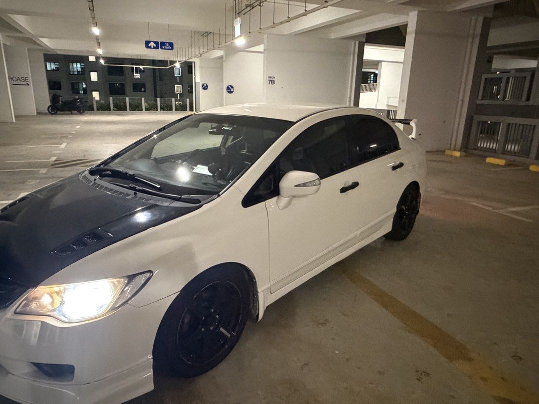 Honda Civic 1.8 VTi-S (A) (Category: Used Cars) located in Singapore. Submitted by andytjx94 (Listing ID 1462069616, Image 2). Description: Comes with CF steering wheel , CF bonnet, HKS exhaust with cert, BCBR coilovers , SSCUS semi bucket seat, TE37 rims. No accident, last servicing done in June , new alternator. Free 6 months road tax COE renewable Contact me at 87181814 .