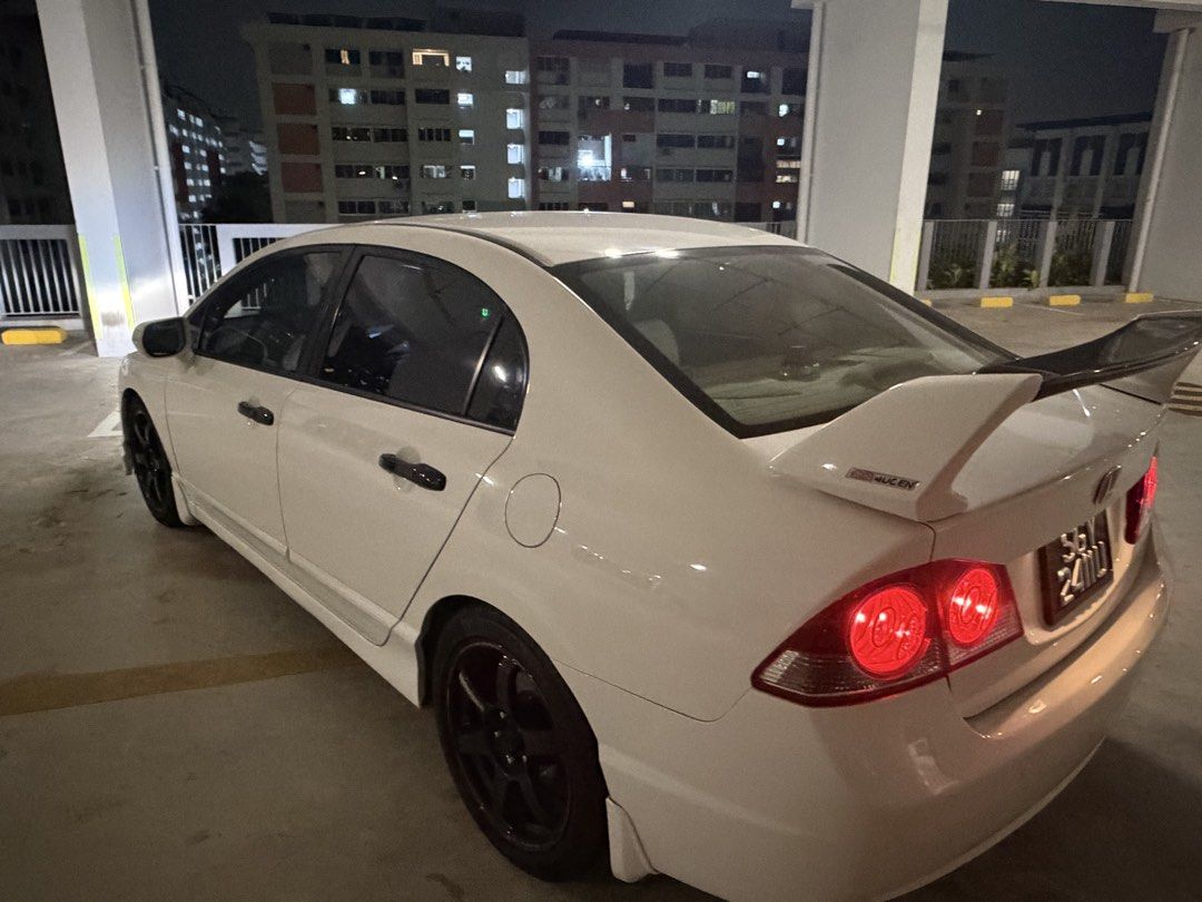 Honda Civic 1.8 VTi-S (A) (Category: Used Cars) located in Singapore. Submitted by andytjx94 (Listing ID 1462069616, Image 3). Description: Comes with CF steering wheel , CF bonnet, HKS exhaust with cert, BCBR coilovers , SSCUS semi bucket seat, TE37 rims. No accident, last servicing done in June , new alternator. Free 6 months road tax COE renewable Contact me at 87181814 .