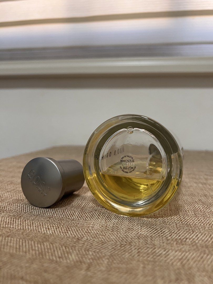 Hugo Boss Eau de Toilette 200ml (Category: Fragrance & Deodorants) located in Angeles City. Submitted by copallgoods (Listing ID 1462077037, Image 3). Description: Hugo Boss Bottled Eau de Toilette • Authentic/Original • 200ml bottle (40% full) .