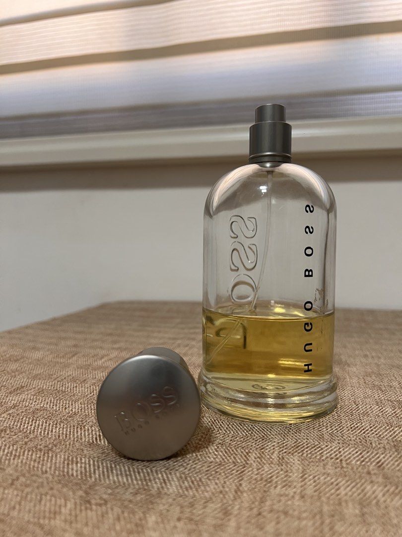 Hugo Boss Eau de Toilette 200ml (Category: Fragrance & Deodorants) located in Angeles City. Submitted by copallgoods (Listing ID 1462077037, Image 2). Description: Hugo Boss Bottled Eau de Toilette • Authentic/Original • 200ml bottle (40% full) .