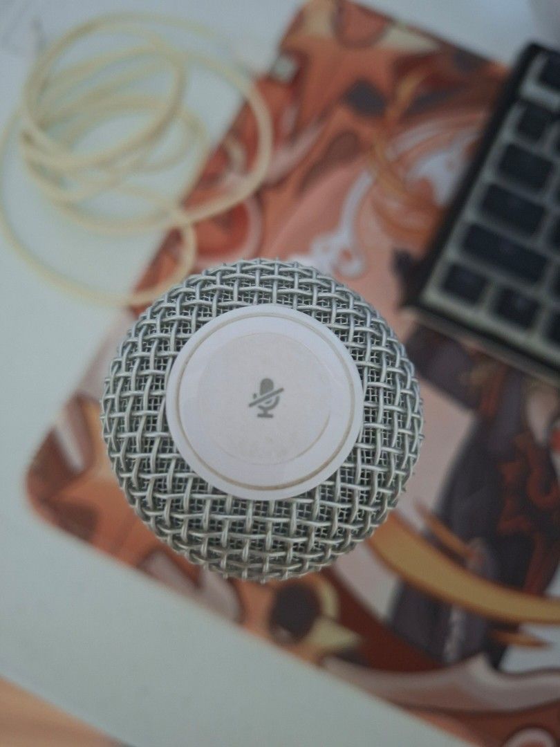 HyperX SoloCast USB Gaming Microphone for Streamers White (Category: Other Accessories) located in Las Pinas. Submitted by seriscorner (Listing ID 1462087178, Image 3). Description: 1,500php only with mic boom stand 𝗦𝗣𝗘𝗖𝗜𝗙𝗜𝗖𝗔𝗧𝗜𝗢𝗡𝗦 • Compatibility: PC, PS5™, PS4™, Mac® • Connectivity and communications • Connection Type: USB-C • USB specification: USB 2.0 (full speed) • Multimedia and input devices • Bit-depth: 24-bit, 16-bit • Cable