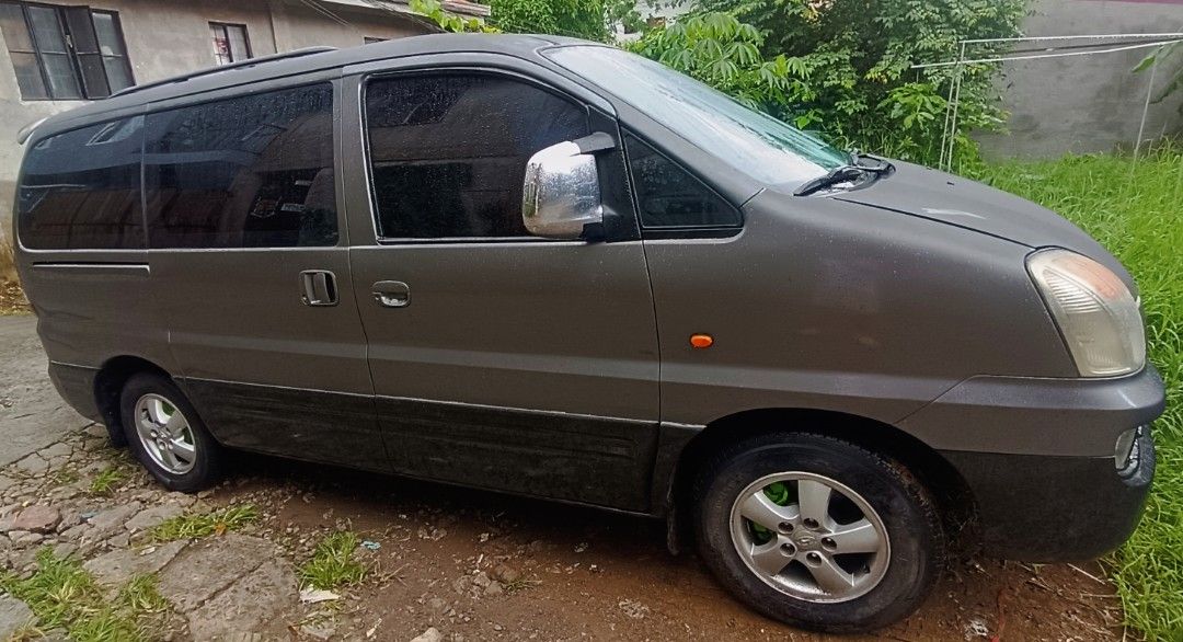 Hyundai Starex (Category: Used Cars) located in Tagaytay City. Submitted by tamala16 (Listing ID 1462260569, Image 3). Description: For Sale Hundai Starex GRX TCI 2004 AT Near Tagaytay city Market Nego upon viewing - 9 Seaters - Commuter Van - D4BH engine - 2.5L DOHC 16-valve inline-4 - Ice Cold AC - All Lights working - Dashcam front and back - 2din touch screen monitor - All stock Original - Good Underchasis - Good engine/transmission - Power w