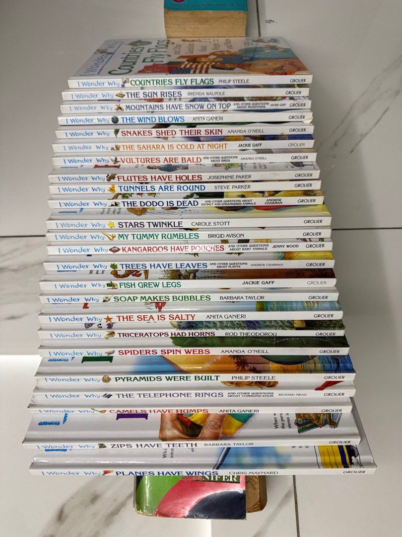 I Wonder Why (Category: Children's Books) located in Makati City. Submitted by monkeykingo (Listing ID 1462125682, Image 2). Description: Grolier, I Wonder Why series, to be sold as a set of 24 books.