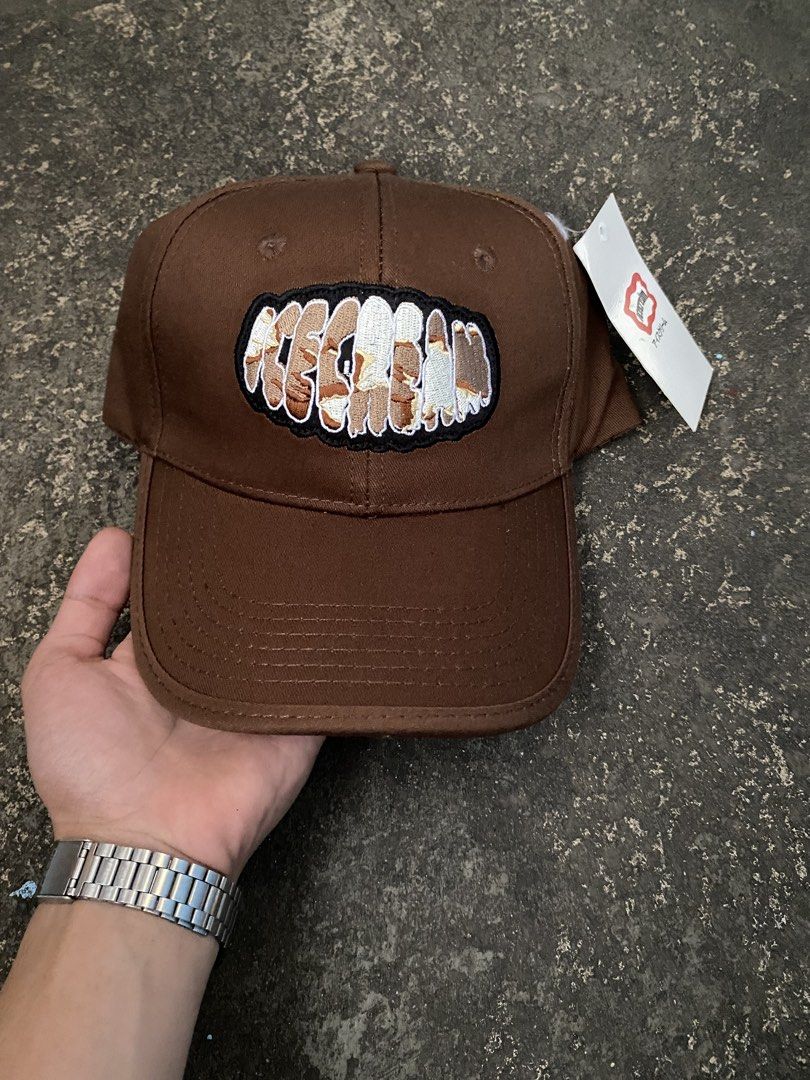 Ice Cream Script Logo Dadhat (Category: Caps & Hats) located in Quezon City. Submitted by jhoncarlo028_ (Listing ID 1462067939, Image 1). Description: Ice Cream Script Logo Dadhat 📍Quezon City We ship thru jnt nationwide or lalamove around metro manila DM TO PURCHASE📩.