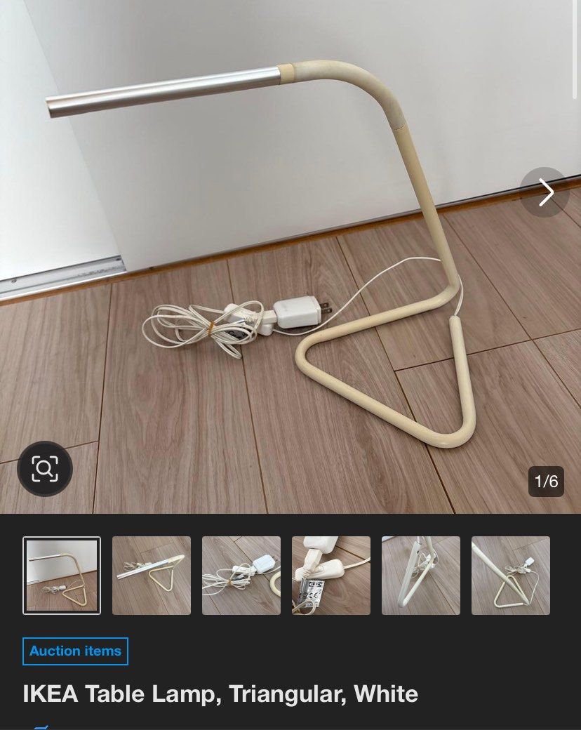 Ikea Adjustable Table Lamp (Category: Lighting) located in Manila. Submitted by macks_toys (Listing ID 1462085408, Image 2). Description: 📌You may send DM for your inquiries. ✨KINDLY CHECK EACH DETAILS✨ 🔳 From Japan/UK Surplus items 🔳 Working well 🔳 Needs cleaning 🔳 Manage your expectations since it’s preloved and from Surplus Items 🔳 WYSIWYG ✨ Thank you! ✨.