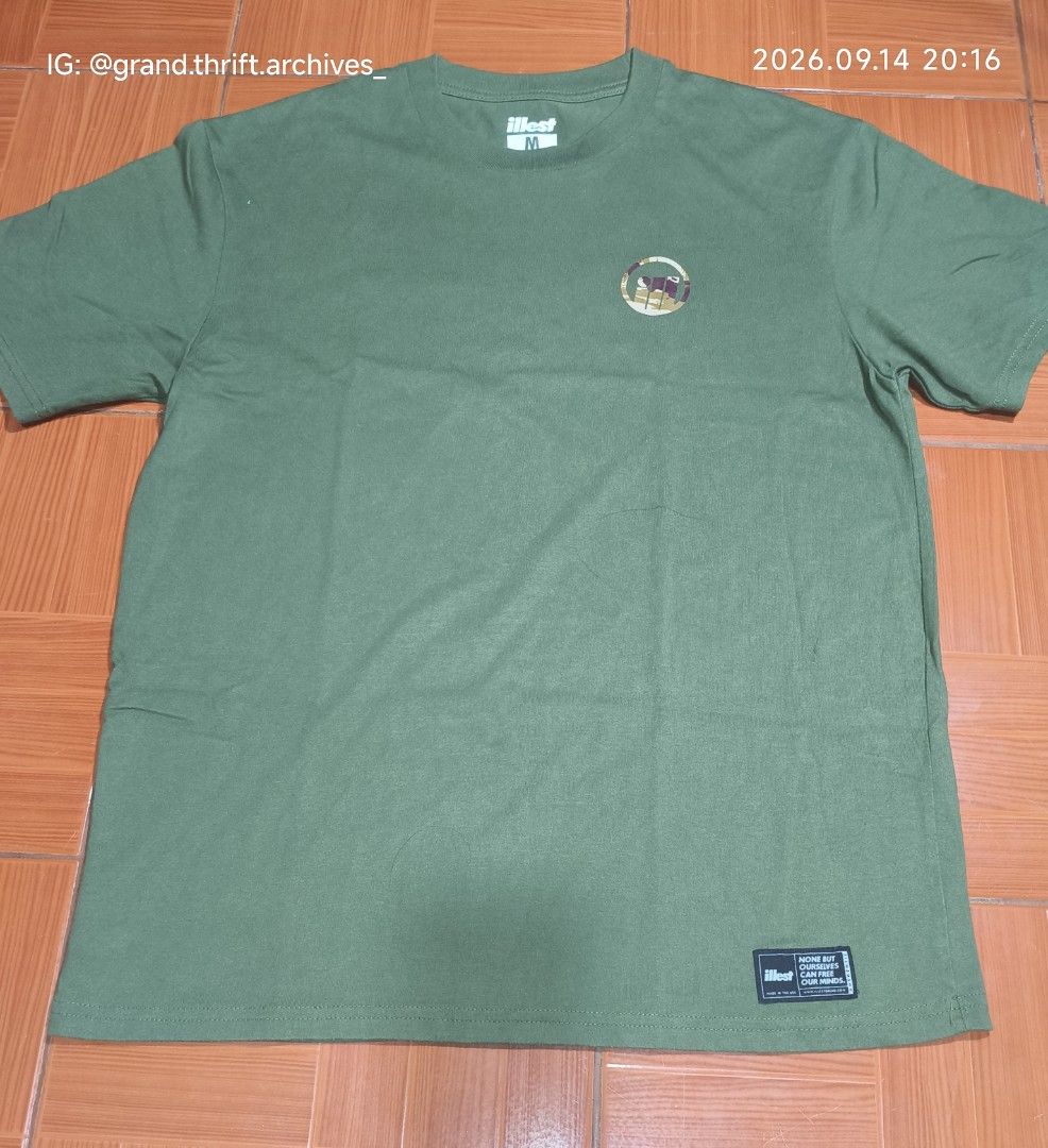 ILLEST SHIRT (Category: Tshirts & Polo Shirts ) located in Caloocan City. Submitted by gta_sanandres (Listing ID 1462080344, Image 3). Description: ILLEST SHIRT ALL SIZE MEDIUM W:21" L:28" 250 Php each or 900 Php as pack kung kunin as pack my freebies ako ibibigay inquire lang po kayo pa-follow na din s IG: grand.thrift.archives_ SALAMAT!!! can do meetups bsta SM north edsa/ trinoma or nearby....