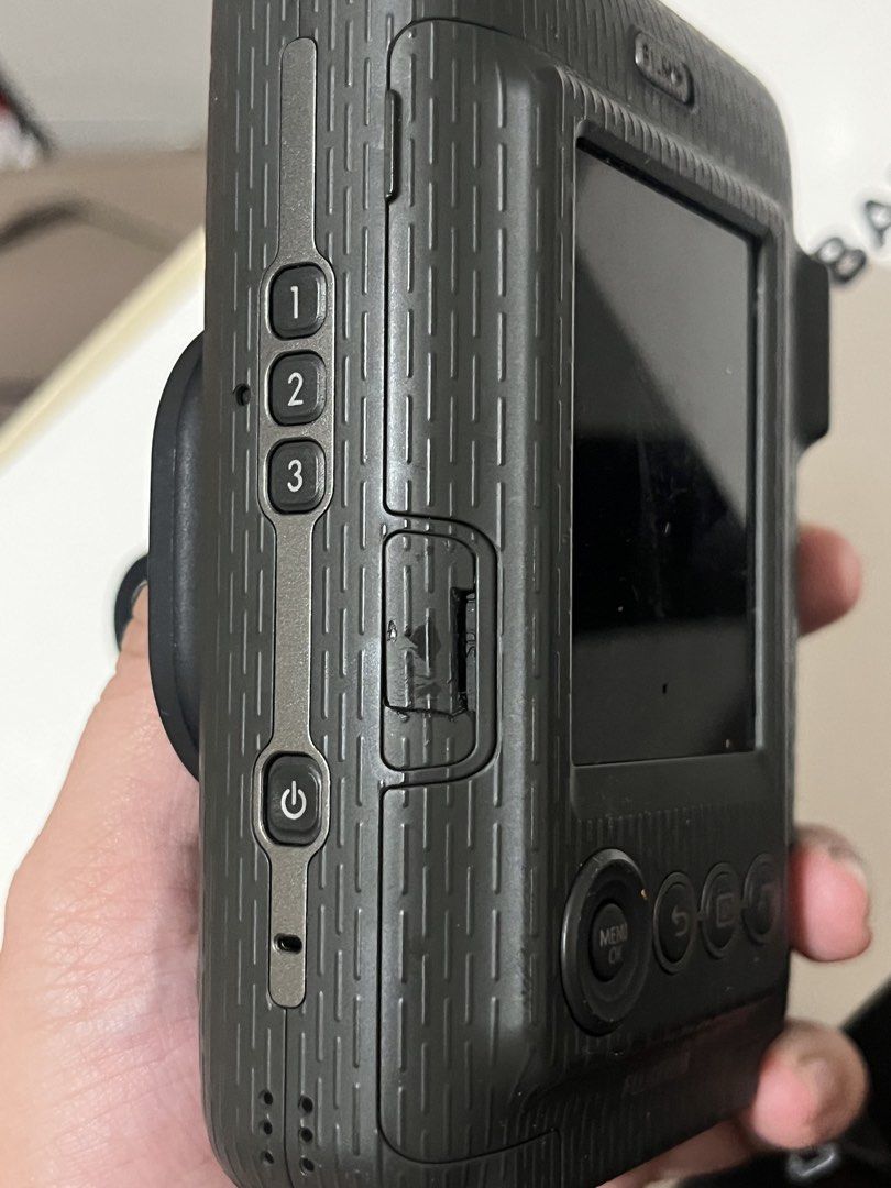 Instax Mini Liplay [digi cam] (Category: Other Gadgets) located in Makati City. Submitted by _calrr17 (Listing ID 1462120318, Image 3). Description: Barely used and no scratches, but please note: • ❌ No longer printing — selling as a digital camera only • ✅ Camera still works • No box included • SD card slot cover is cracked Great for anyone looking for a cute compact digital camera! 🤍 ₱3,000 only .