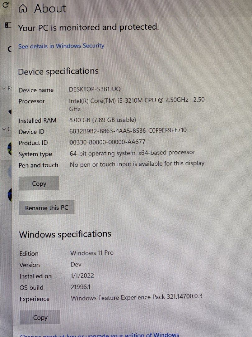 Intel Core i5 Desktop PC - Windows 11 Pro (Category: Desktops) located in Manila. Submitted by cmtcollections (Listing ID 1462100778, Image 2). Description: - Intel Core i5 Processor - 24 inches - 8GB RAM - Windows 11 Pro - Ideal for everyday use and work - Full system specs available in photos - Ready for its new home!.