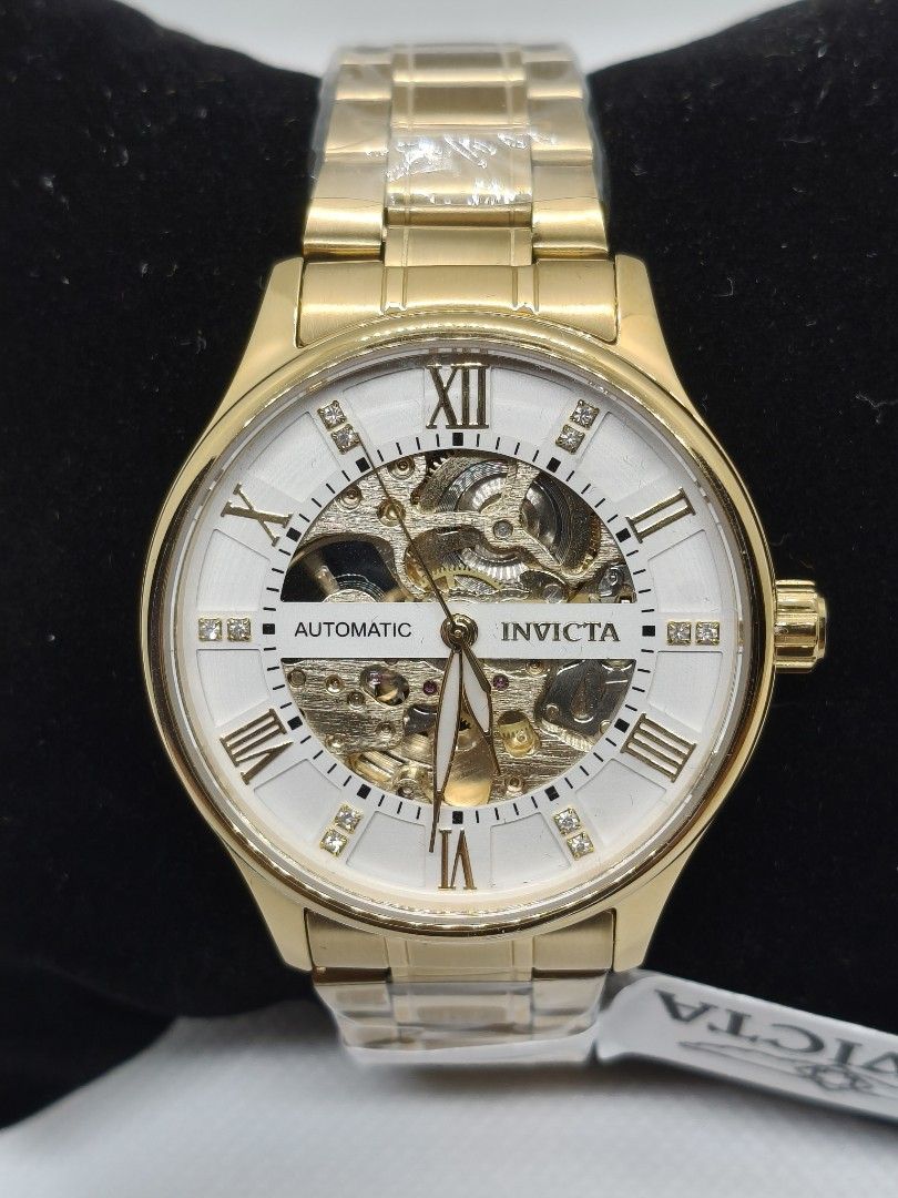 Invicta Automatic for Men Gold (Category: Men's Watches) located in Toledo. Submitted by sissyoriginalstuff (Listing ID 1462141003, Image 1). Description: ONHAND❗ INVICTA Automatic Gold for men actual photo posted original with Box pm me now!.