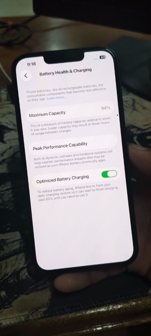 Iphone 13 Midnight Black (Category: iPhone 13 Series) located in Cavite. Submitted by jonjon.candare (Listing ID 1462047418, Image 3). Description: 📱 Specs & Condition ✅ 128GB Storage ✅ J/A Variant ✅ 94% Battery Health (Original Battery) ✅ with Tempered ✅ No Sim Restriction ✅ No history of repair ✅ No issue, all working ✅ Face ID working ✅ True Tone working ✅ Cameras, Speakers, Mic & Sensors – 100% Working ✅ Minor dents on sides normal for black