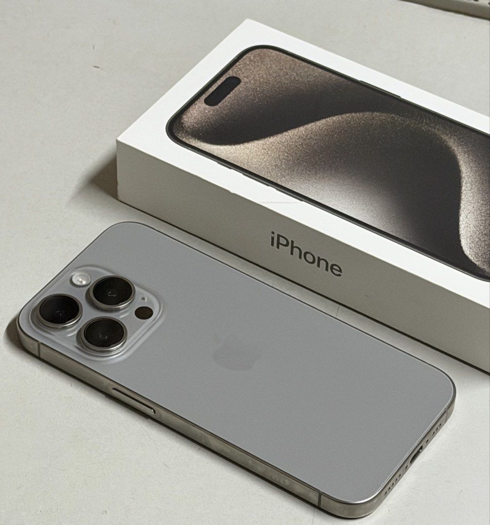 iPhone 15 Pro 256 gb (Category: iPhone 15 Series) located in Manila. Submitted by doremicarteu (Listing ID 1462228098, Image 1). Description: ꒰ iPhone 15 Pro ꒱ ⤷ Natural Titanium - 256gb (factory unlock) ⤷ 81% battery health ⤷ mint condition ⤷ no issues with box (will give free case) ⤷ negotiable dm for more info :)) ⌗ wts lfb iphone 15 pro ph.