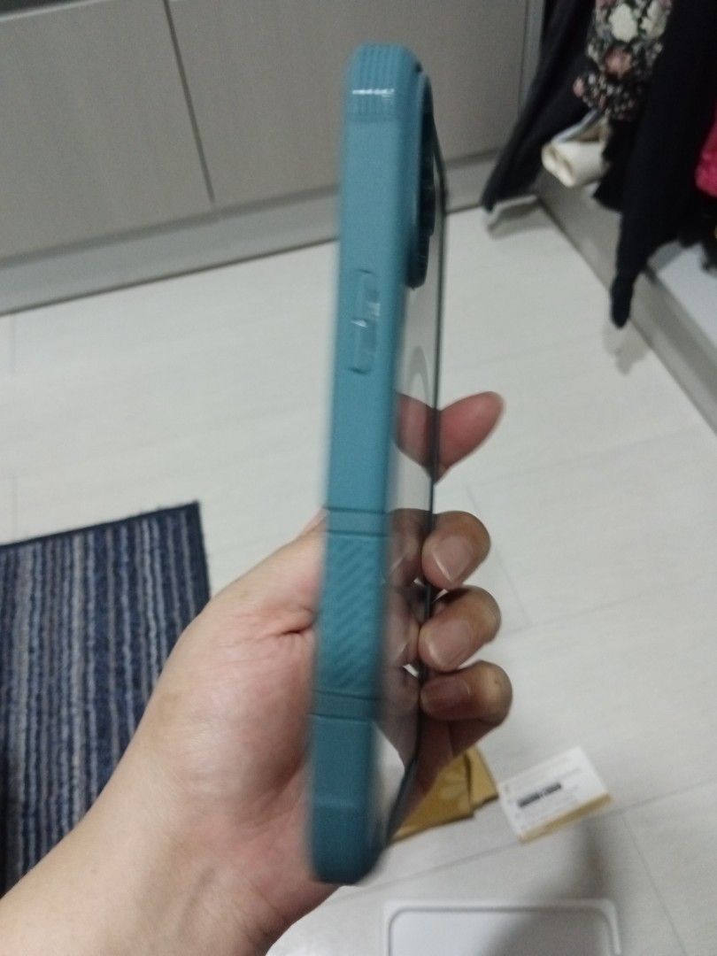 IPHONE 16 PLUS DOUBLE GLASS CASE ORIGINAL MIRACASE (Category: Cases & Sleeves) located in Quezon City. Submitted by scarlettblanc (Listing ID 1462208635, Image 3). Description: original teal Mira case Double Glass Cover Protector Case case with film still intact, camera lense protector 2x with complete set with cleaner and stickers.