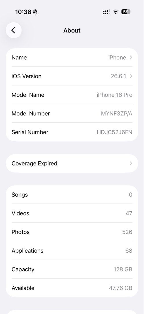 Iphone 16pro for sale or swap! (Category: iPhone 16 Series) located in Caloocan City. Submitted by quickdog-7d94 (Listing ID 1462196251, Image 3). Description: slightly negotiable!.