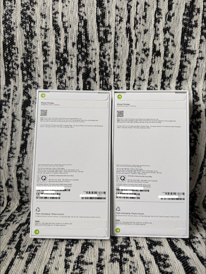 IPHONE 17 PRO MAX 256 BRANDNEW (Category: iPhone 17 Series) located in San Juan City. Submitted by Janice_B (Listing ID 1462074967, Image 2). Description: FOR SALE ‼️₱75,000 IPHONE 17 PRO MAX 256gb Brandnew •Not Activated •Silver •One year Apple warranty upon activation •NTC Approved •No sim restrictions •OPENLINE ANYSIM •Smooth •No hidden issue •No repair •7 days store warranty Inclusions: Tempered Glass Full | Metal Case & Silicone case We acce