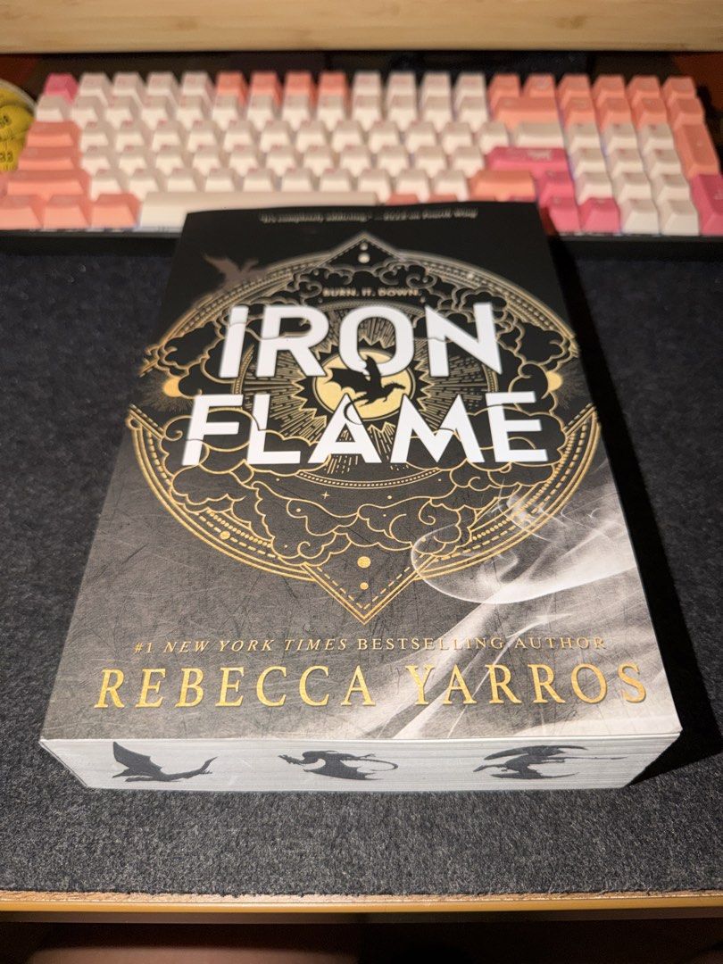 Iron Flame by Rebecca Yarros (Category: Storybooks) located in Manila. Submitted by angebuynsell (Listing ID 1462084398, Image 1). Description: Iron Flame by Rebecca Yarros Book 2 of The Empyrean Series (Fourth Wing) - US First Print Edition Paperback With Dragon Stencil Design - Brand New (bought from Fully Booked at Manila International Book Fair 2026) - RFS: I bought another edition of this book and currently have two Iron Flame books, but I d