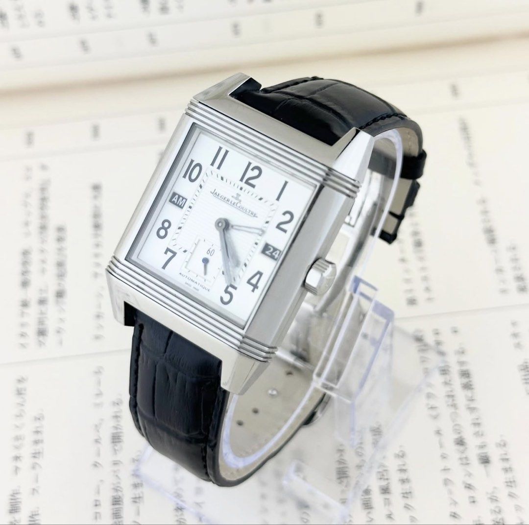Jaeger-LeCoultre Reverso Squadra Hometime (Category: Luxury Watches) located in Manila. Submitted by lugs.to.lugs (Listing ID 1462196464, Image 3). Description: Available for Sale Jaeger LeCoultre Reverso Squadra Hometime - Ref. 230.8.77 - 35 x 50.5mm Steel Swivel Case - Sapphire Crystal - Automatic Machine - See through back case - Original JLC Croc Leather, Original JLC Deployant Buckle - 2 Unbranded Extra Straps Included - Unit, Card and AM JL