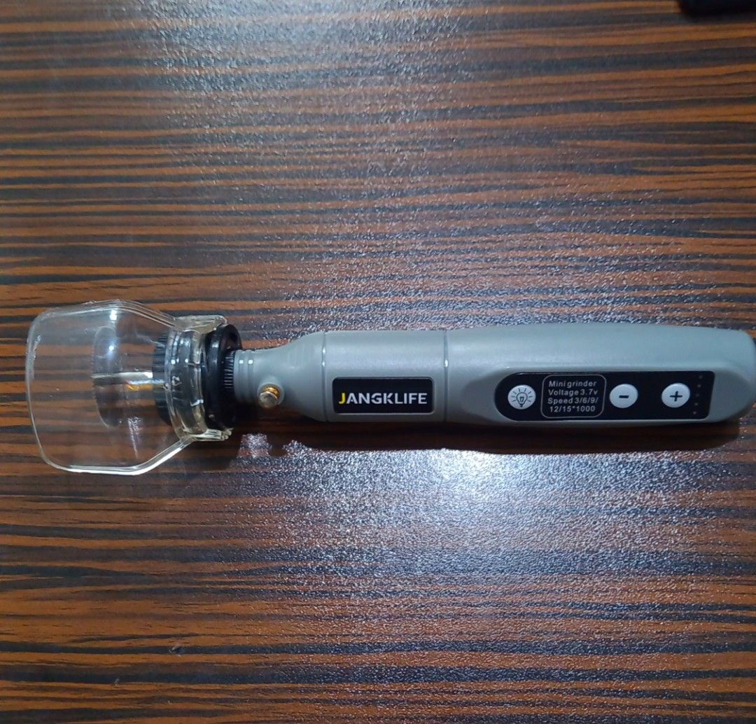 JangKlife V.2 Handheld Rotary Power Tool (Category: Construction Tools & Equipment) located in Antipolo. Submitted by fastlane8moto (Listing ID 1462236911, Image 3). Description: Jangklife V.2 Handheld Rotary Power Tool 🔧 Jewelry Drilling Porting Sandiing, etc A multi tool latest model with 2kmah battery capacity. larger motor larger grip high capacity battery with led lights when you need it 👍 With an extra 2 speed up to 12 to 15k rpm The litt