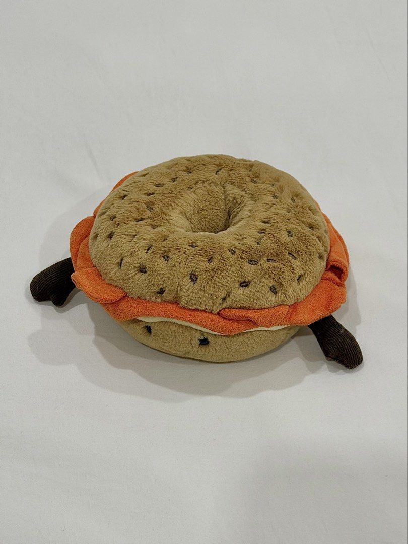 Jellycat Amuseable Bagel Plush (Category: Plushies & Soft Toys) located in Manila. Submitted by morningkofi (Listing ID 1462148111, Image 3). Description: - rfs downsizing my collection! - good as new! tag is removed but the jellycat was only on display on a covered shelf :) - bought in japan .