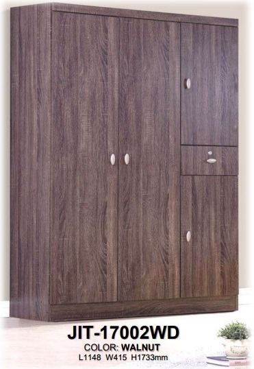 JIT-17002WD Walnut-finished Wardrobe Cabinet Three Main Doors (Category: Shelves, Cabinets & Racks) located in Manila. Submitted by namirkahal (Listing ID 1462056807, Image 1). Description: Our business helps companies design productive environments through: - Modular Workstations & Office Cubicles - Ergonomic Office Chairs (Task chair, Executive chairs) - Conference & Executive tables - Customized Office Storage & Filing Cabinets We offer flexib