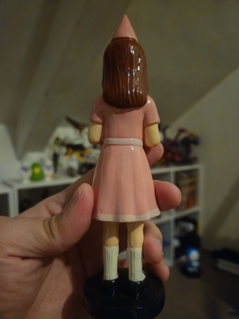 Joan Cornelia Figurine set (Memes) (Category: Figurines & Statues) located in Binan City. Submitted by davyltnh (Listing ID 1462257887, Image 3). Description: Joan Cornelia set Size: 11" and 8" Price: Php: 1k - Set of 2 quirky figurines - Figurine 1: Girl with birthday cake that says 'Nobody Loves You' - Figurine 2: Man holding a sign that reads 'Humans Are A Virus' - Ideal for gag gifts or unique desk decor - Both figurines stand on black bases 