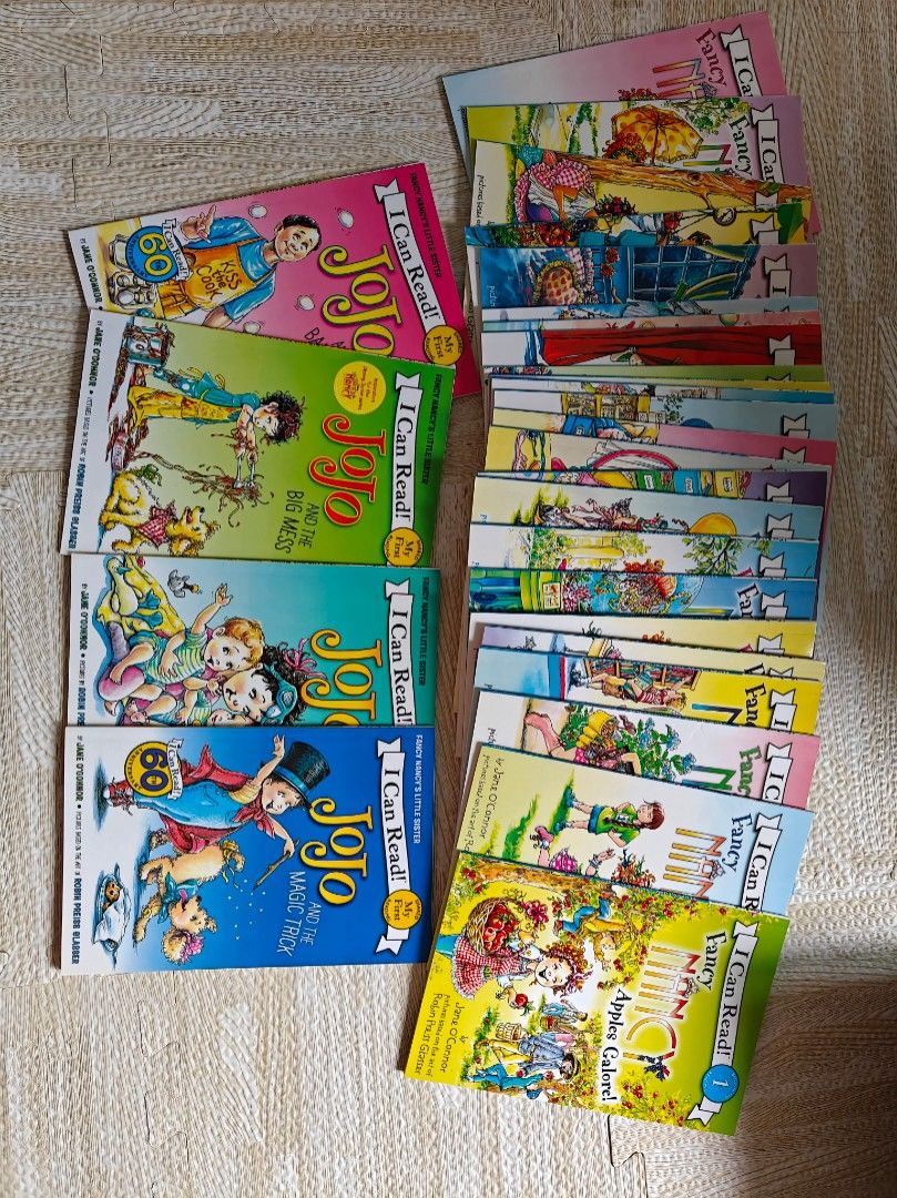 JoJo & Fancy Nancy I Can Read! Book Set （分類：兒童書籍）位於 Hong Kong。 由 wwgoodluck123 提交（商品編號 1462102497，圖片 1）。簡介： Condition 9.9/10 Selling a set of JoJo and Fancy Nancy I Can Read! books. Great for young readers. Some books are from the JoJo series, others are Fancy Nancy. Perfect for building reading skills. Lots of fun stories inside.。