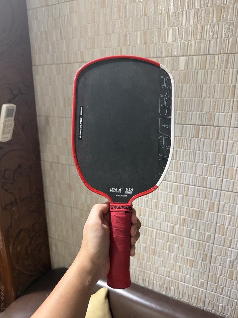 JOOLA AGASSI PRO Pickleball Paddle (Category: Racket and Ball Sports) located in Manila. Submitted by fonzo.crsl (Listing ID 1462099495, Image 1). Description: FOR SALE: Joola Agassi Pro Selling for ₱8,000 only! - QC meet-up preferred - Lalamove available (buyer’s expense) PM me if interested or for more photos. rfs: upgrade.