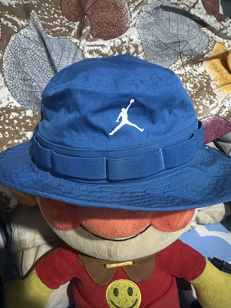 Jordan Apex Bucket Hat Blue Size M (Category: Caps & Hats) located in Paranaque City. Submitted by cjc0622 (Listing ID 1462142259, Image 2). Description: - Blue Jordan Apex Bucket Hat - Size: Medium - Material: Cotton and Spandex blend - Ideal for sunny weather - Stylish and comfortable -Bought in Thailand ( Nike Store).