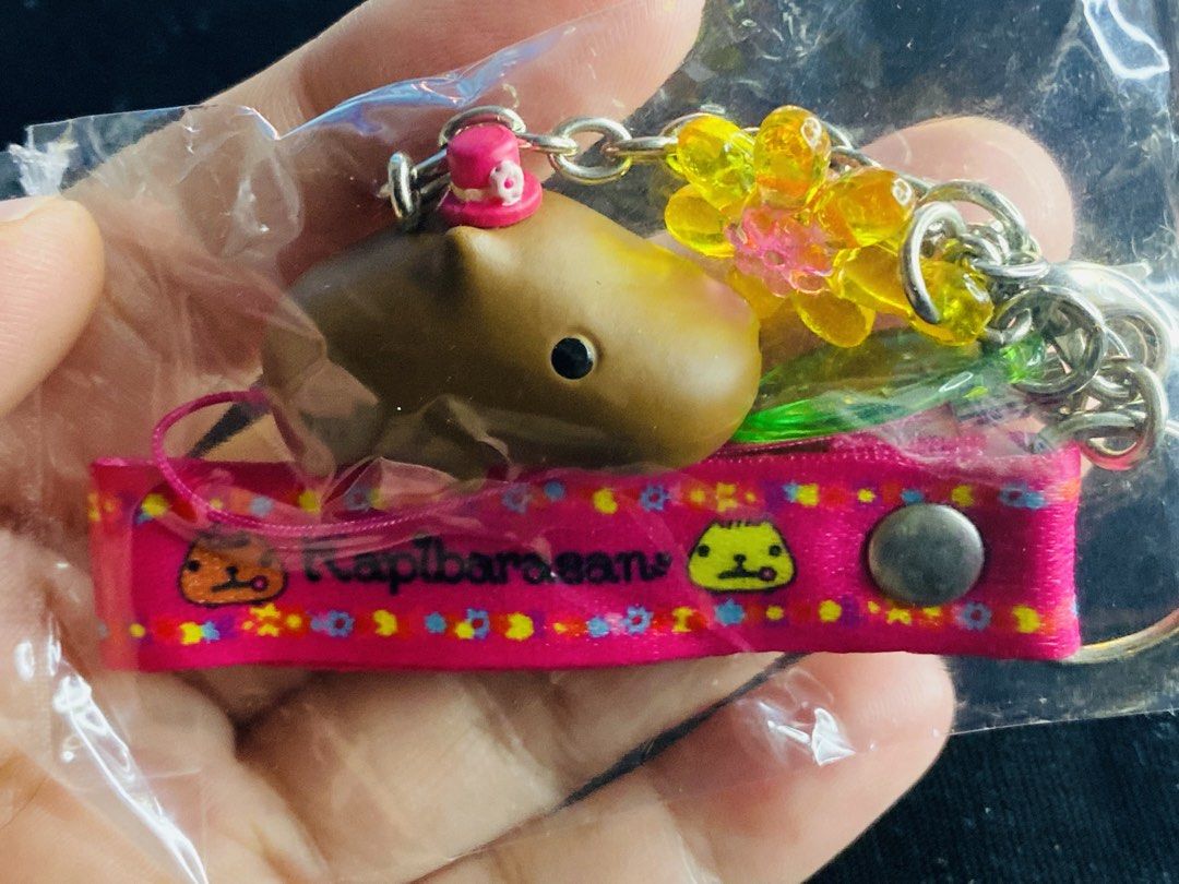 Kapibarasan charm figure (Category: Designer & Blind Box Toys) located in Manila. Submitted by kawaii_omocha_est2020 (Listing ID 1462216887, Image 2). Description: ✅ Mine Now, Pay Now ✅ Please check all photos for complete details. ✅ Please manage your expectations, most items are preloved and not for those who are sensitive about condition. ✅ Actual color may vary due to lighting conditions. ✅ Due to limited reply quota, I will only entertain se