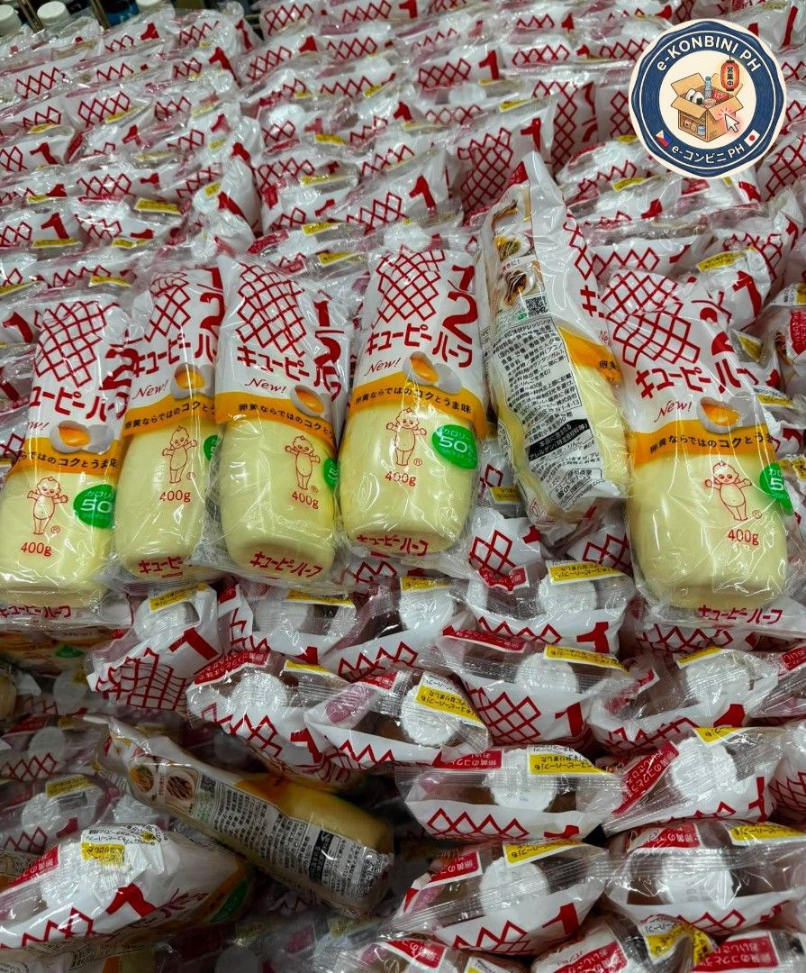 Kewpie Half Mayonnaise 400g (Category: Other Food & Drinks) located in Quezon City. Submitted by jcn27 (Listing ID 1462164143, Image 1). Description: - Bulk pack of Kewpie Half Mayonnaise - Each bottle is 400g - Reduced calorie version (50% less calories) - Perfect for everyday use - Fresh, unopened stock - Great deal on popular Japanese mayonnaise.