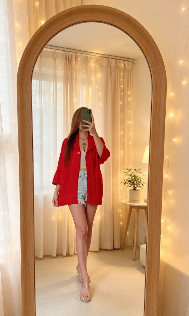 Knitted Cardigan (Category: Coats, Jackets and Outerwear) located in Samal. Submitted by avdlclothing (Listing ID 1462119644, Image 1). Description: good as new but missing buttons but still serves its purpose S-XL.