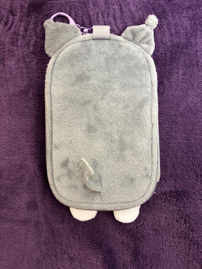 Kuromi Acrylic Stand Holder (Category: Character Goods) located in Taguig. Submitted by superberri (Listing ID 1462131969, Image 2). Description: ✦ - holder/pouch size: 15cm x 6m x 2m ✦ - bought in japan ✦ - barely used but removed from packaging ✦ - bought for approx 840 PHP ✦ - minor stitching error on left ear MOP: GCash, GoTyme QRPH MOD: JTX, for SDD Lalamove -buyer shoulders SF -no rush shipping pls .