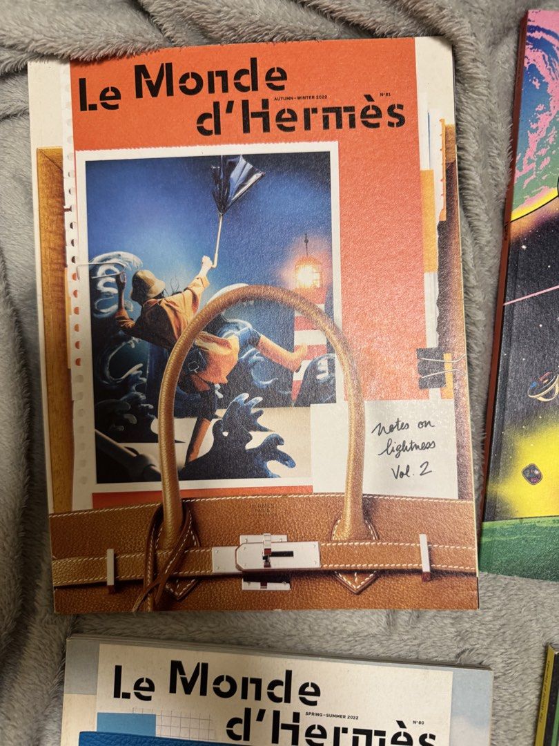 Le Monde d'Hermès Magazines (Category: Magazines) located in Manila. Submitted by quintessesommerset (Listing ID 1462115663, Image 2). Description: - Collection of Le Monde d'Hermès magazines - 2,500 each, can discount if take all - Includes 'Notes on Lightness' Volumes 1 and 2 - Includes 'Chapter II - The Quest for Planet Rocabar' - Includes 'Chapter I - In Pursuit of the Surfing Horse' - Perfect for Hermès collectors and fans.