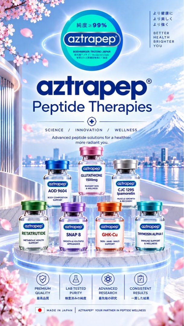 Legit Peptides! From Japan and US. Message us! (Category: Health Food, Drinks & Tonics) located in Quezon City. Submitted by aztrapep_official (Listing ID 1462197352, Image 1). Description: .