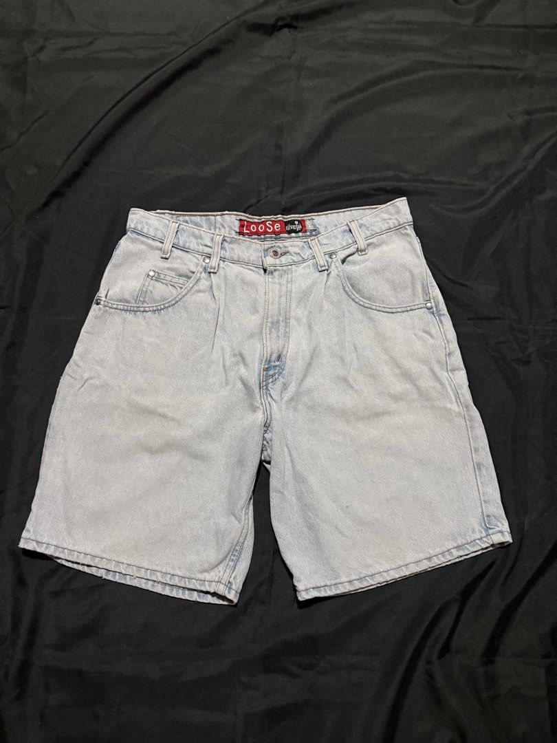 Levis Silvertab Jorts (Category: Shorts) located in Batangas. Submitted by arbyyyyy (Listing ID 1462180981, Image 1). Description: Levis Silvertab Jorts Light Wash 34 on tag W: 34 in L: 19.5 in H: 12 in.