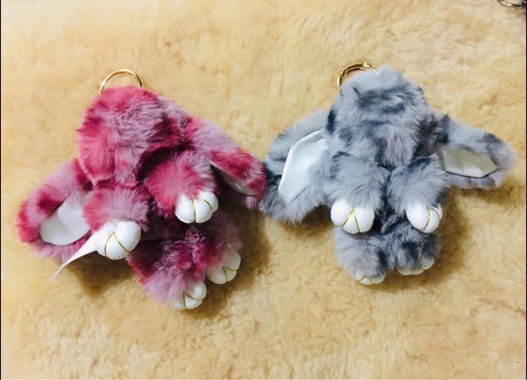 LOVISA bunny furry keychains (Category: Plushies & Soft Toys) located in Baguio. Submitted by izza_thrifty (Listing ID 1462044112, Image 1). Description: .